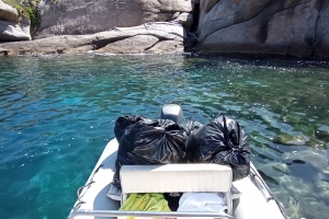 Terminate le pulizie delle nostre scogliere